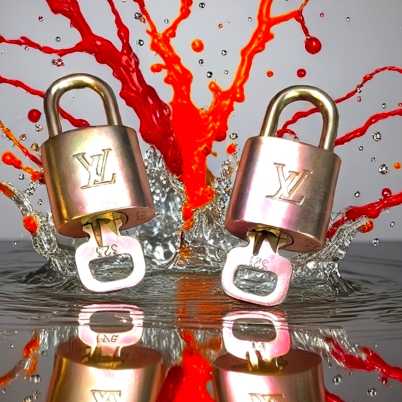 Louis Vuitton Accessories - Louis Vuitton #321 & #323 Lock And Key. Choose 1 & Unbranded Chain. Brass
